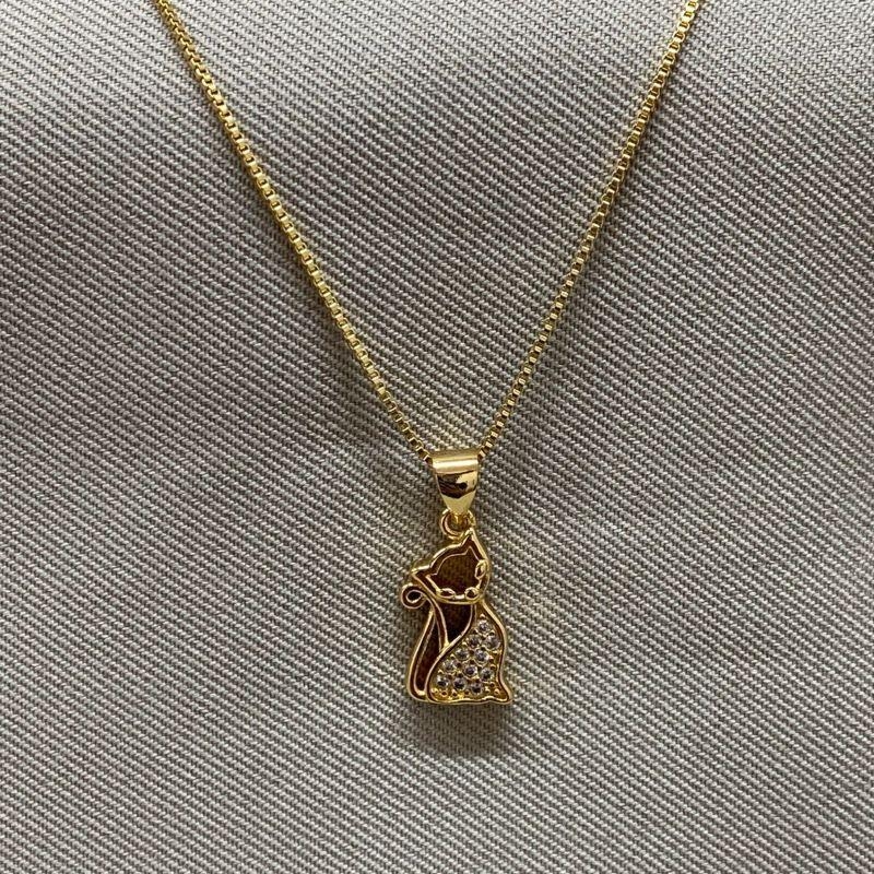 COLAR VENEZIANA GATINHO CRAVEJADO