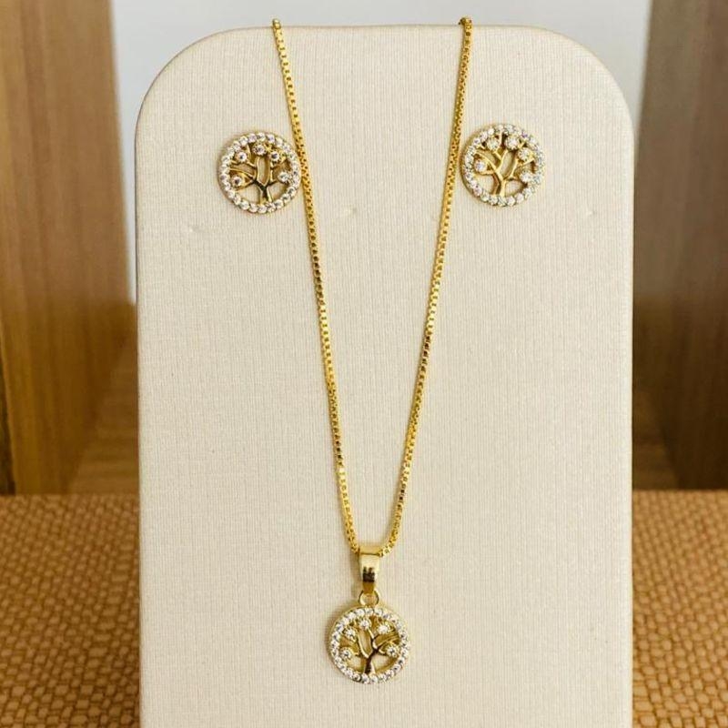 CONJUNTO ARVORE DA VIDA CRAVEJADA