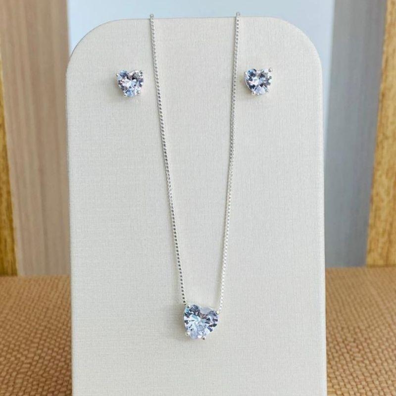 CONJUNTO CORAÇÃO CRISTAL