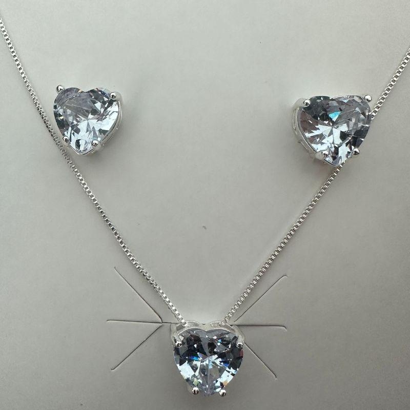 CONJUNTO CORAÇÃO CRISTAL