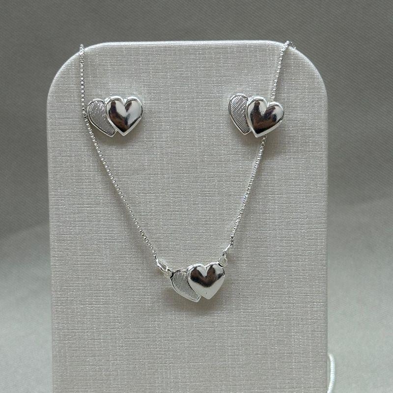 CONJUNTO CORAÇÃO LISO/FOSCO