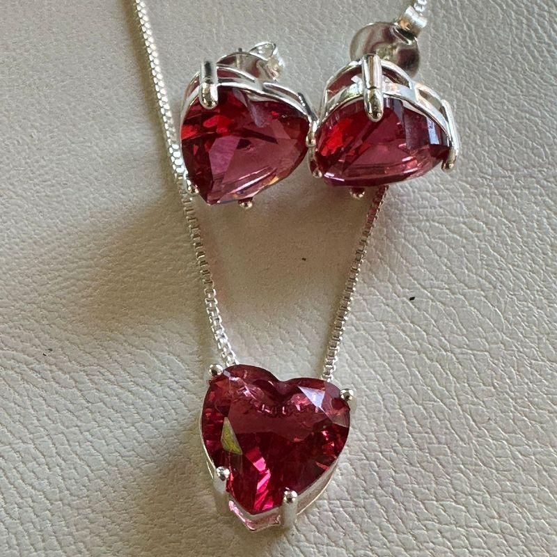 CONJUNTO CORAÇÃO RUBI