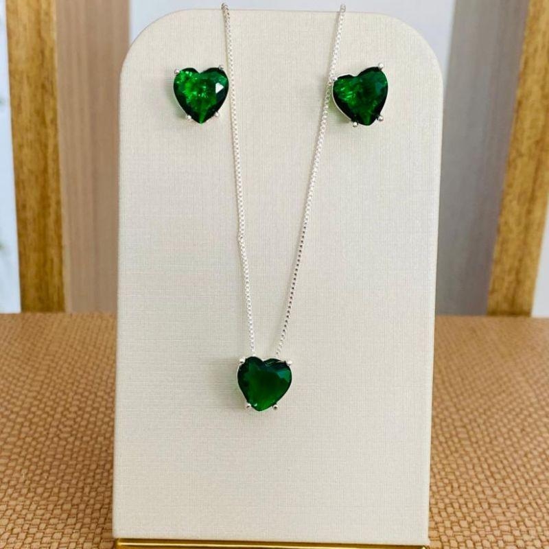 CONJUNTO CORAÇÃO VERDE