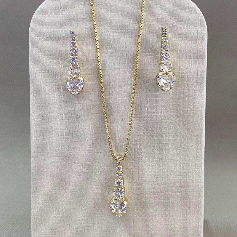 CONJUNTO CORAÇÕES ZIRCONIA