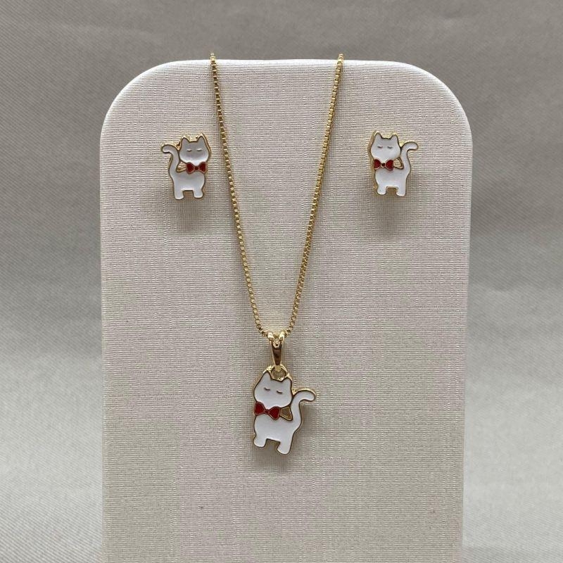 CONJUNTO GATINHO INFANTIL