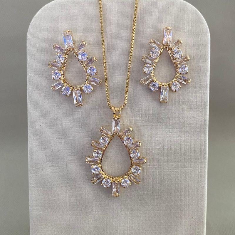 CONJUNTO GOTA ZIRCONIA