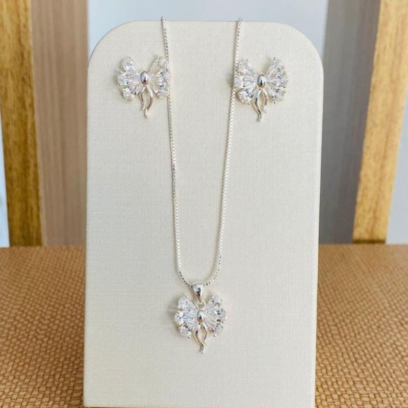 CONJUNTO LACINHO ZIRCONIA