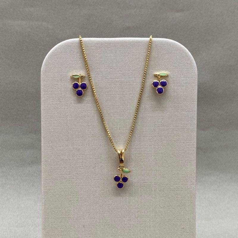 CONJUNTO UVA RESINADO INFANTIL