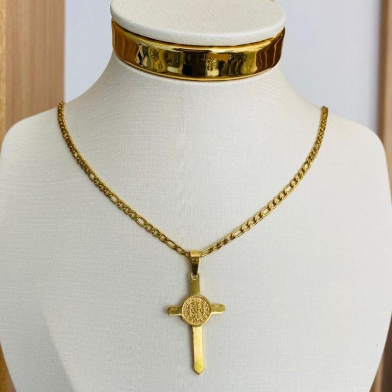 CORRENTE MASC COM CRUZ SÃO BENTO