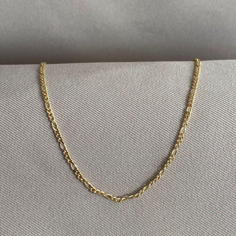 CORRENTE MASCULINA 3X1 60CM DIAMANTADA