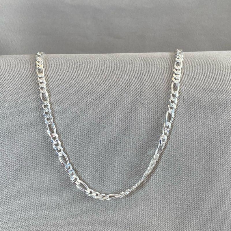 CORRENTE MASCULINA  3X1 60CM FECHO LAGOSTA