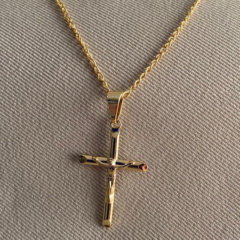 CORRENTE MASCULINA GRUMET COM PING CRUZ