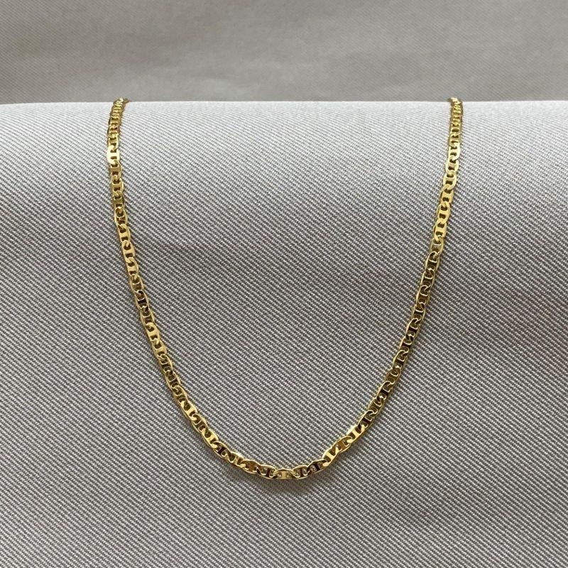 CORRENTE MASCULINA PIASTRINI GUCCI 70CM 2.4MM