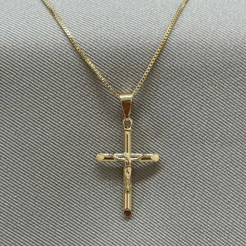 CORRENTE VENEZIANA CRUZ COM CRISTO