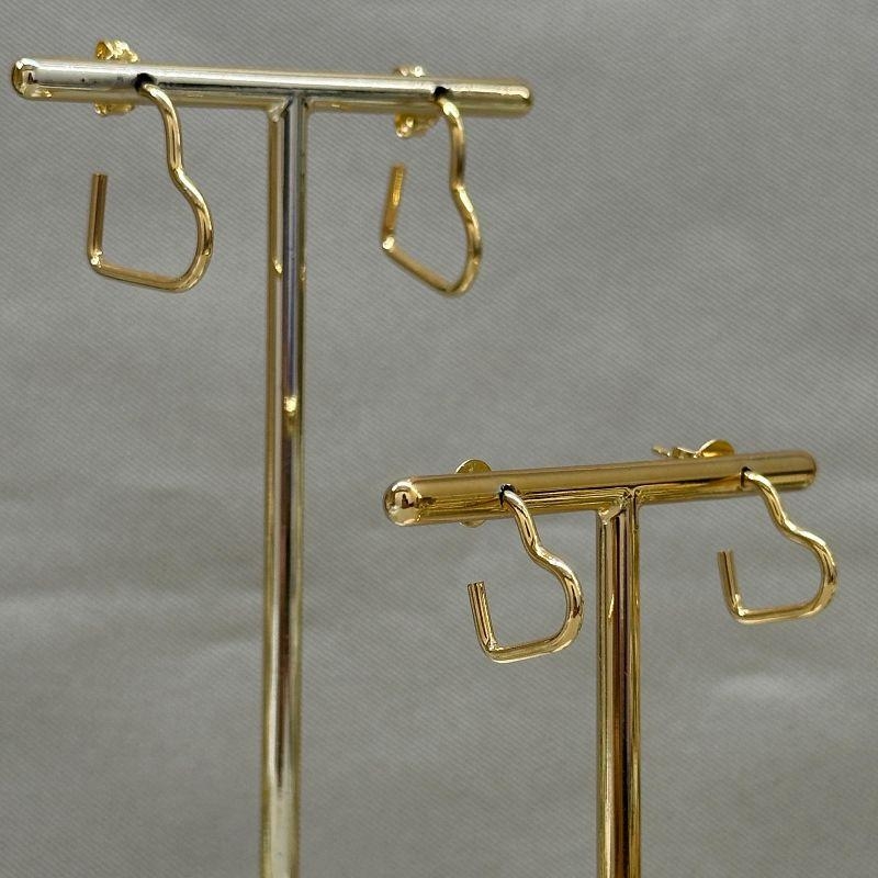 DUPLA BRINCO ARGOLA CORAÇÃO