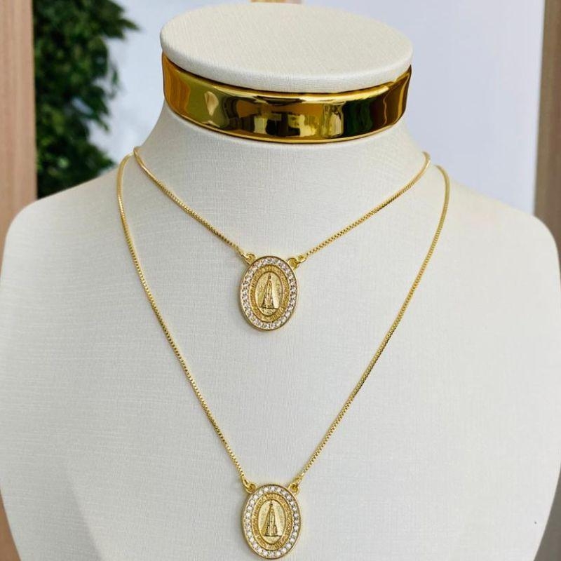 ESCAPULARIO FEM. N.S APARECIDA CRAVEJADA