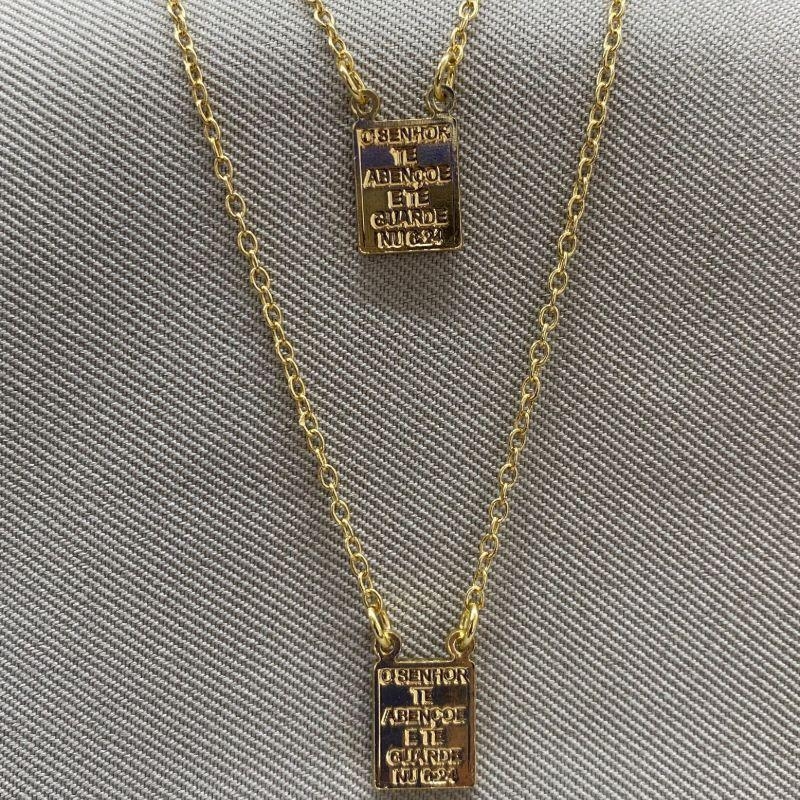 ESCAPULARIO MEDALHA DE ORAÇÃO 60CM