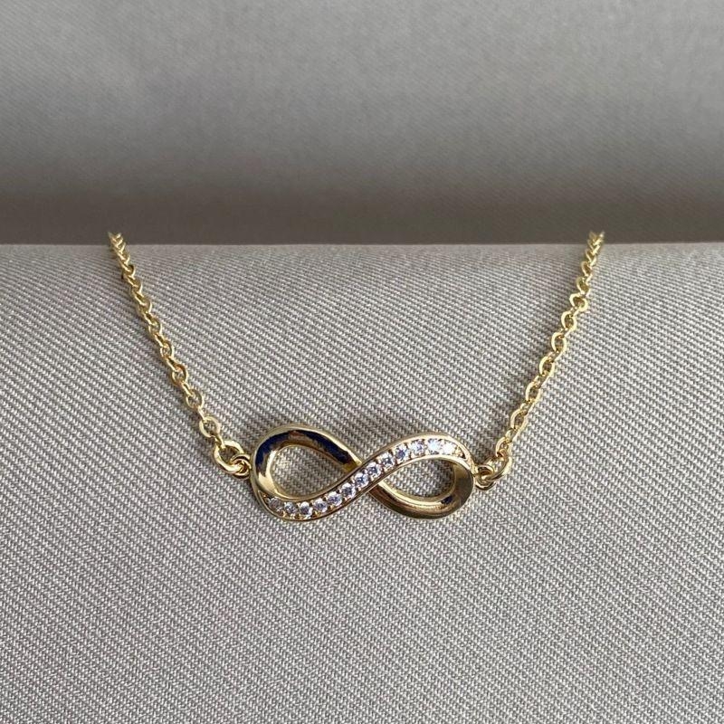 PULSEIRA CADEADO COM INFINITO CRAVEJADO