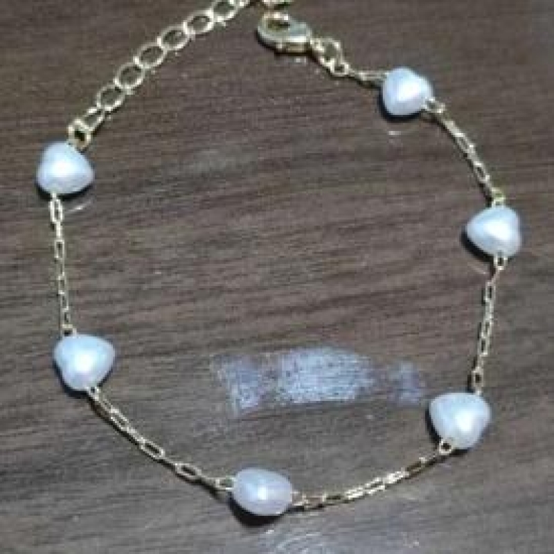 PULSEIRA CARTIER PEROLA CORAÇÃO 