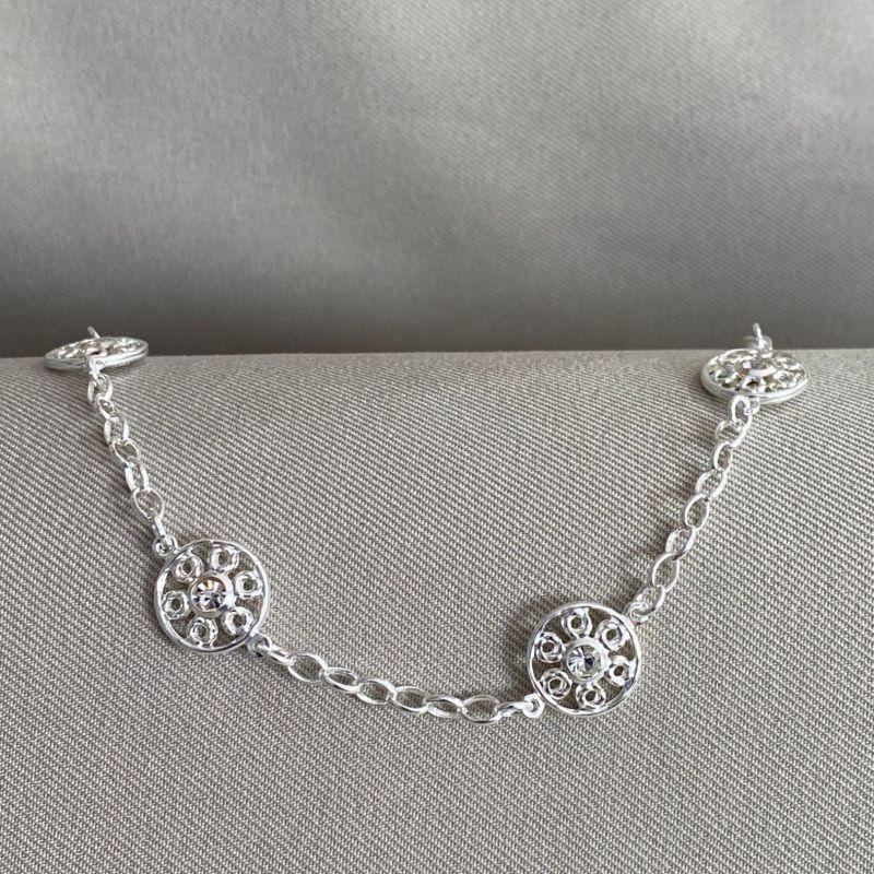 PULSEIRA DETALHE REDONDO COM ZIRCONIA