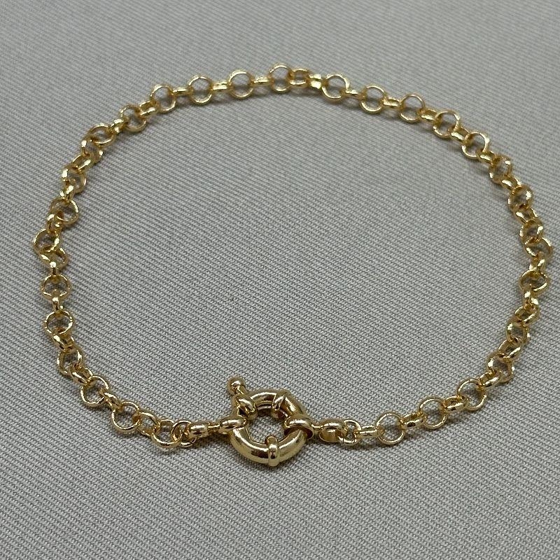 PULSEIRA ELO PORTUGUES E FECHO BÓIA 10MM 17CM