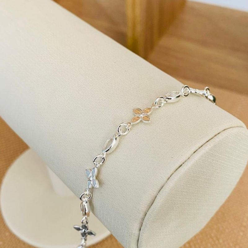 PULSEIRA FLORZINHA COM ZIRCONIAS