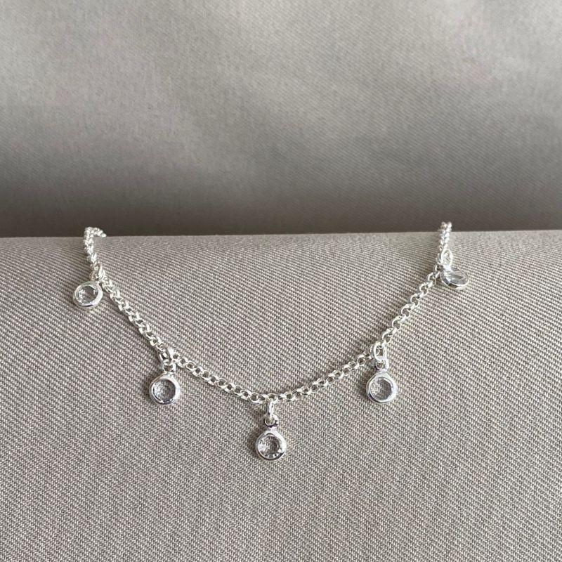 PULSEIRA INFANTIL ELO PORTUGUES COM PEDRA