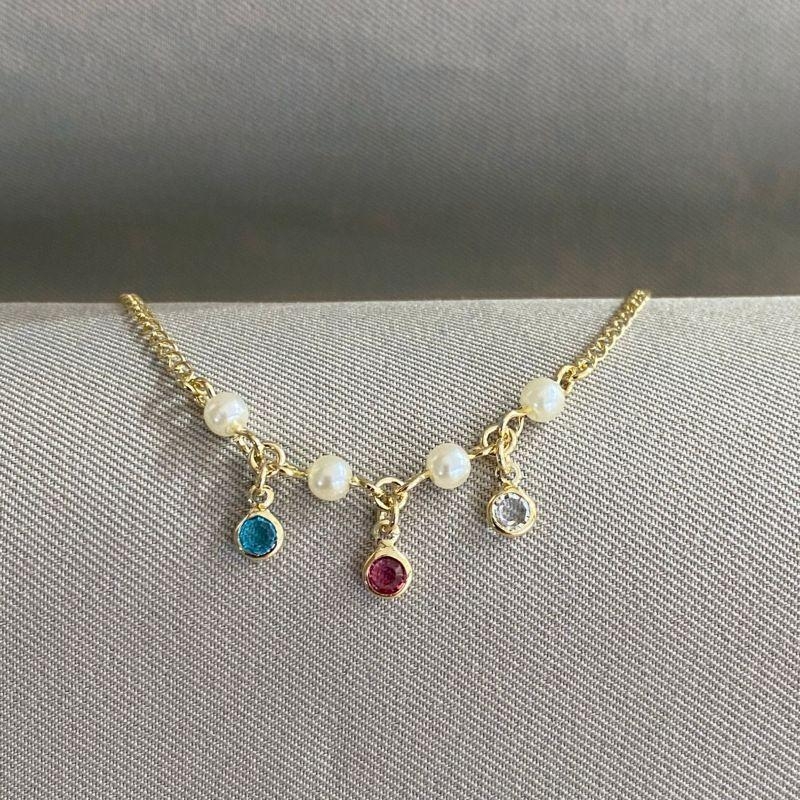 PULSEIRA INFANTIL TIFANI E PEROLA