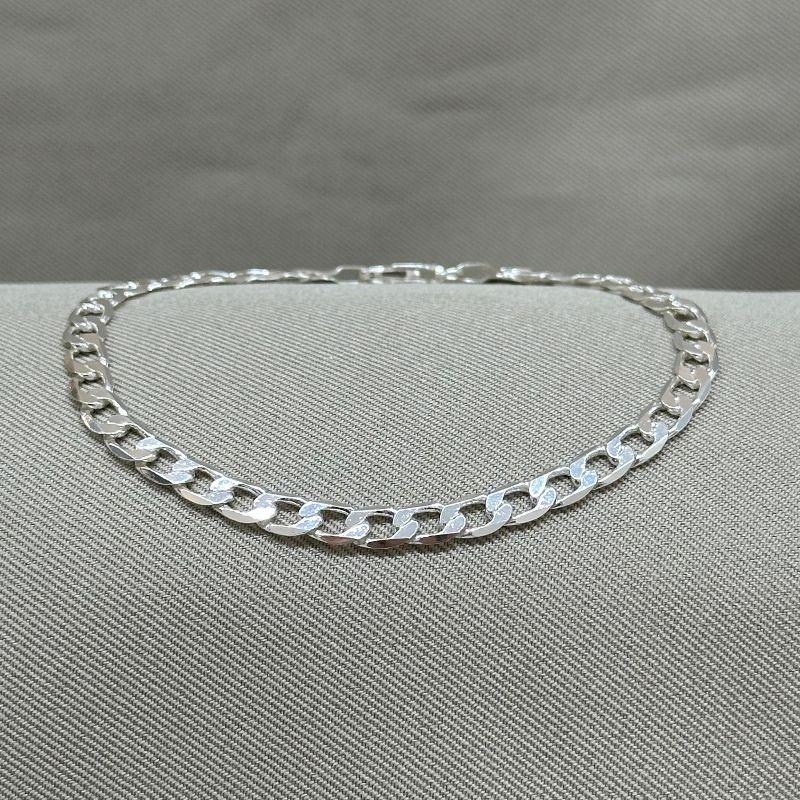 PULSEIRA MASCULINA FÍGARO 3MM FECHO ITALIANO