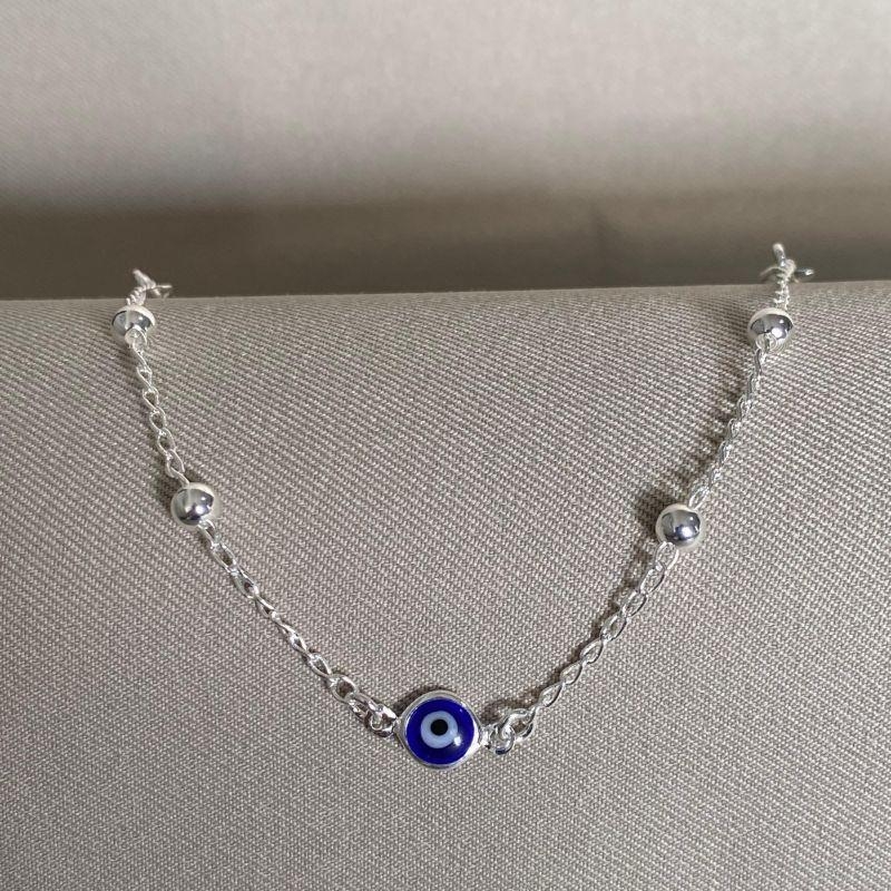 PULSEIRA OLHO GREGO COM BOLINHAS