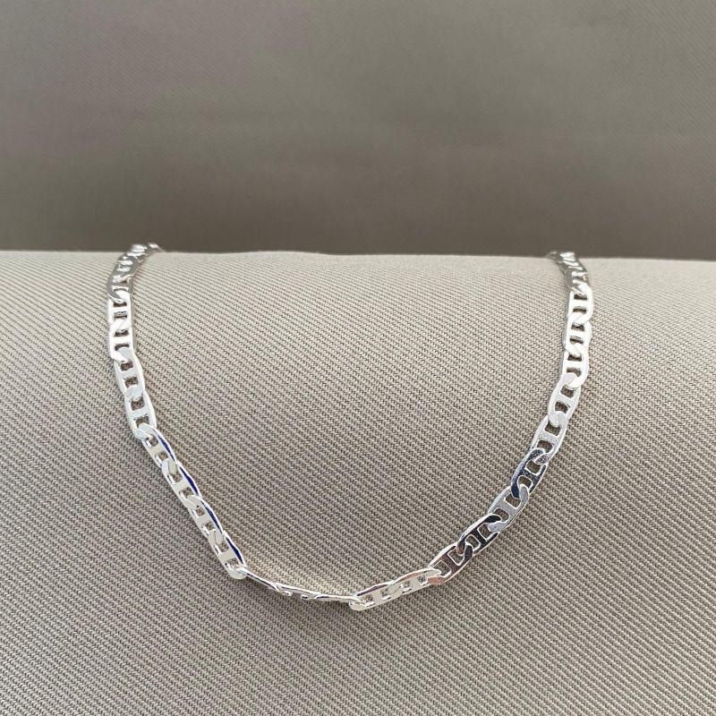 PULSEIRA PIASTRINI MASCULINA 3,4MM