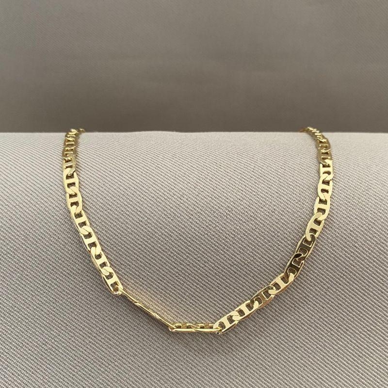 PULSEIRA PIASTRINI MASCULINA 3,4MM