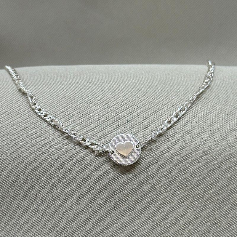 PULSEIRA PLAQUINHA CORAÇÃO