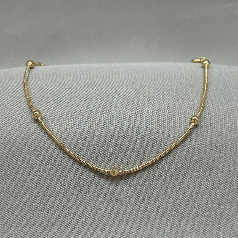 PULSEIRA RABO DE RATO COM BOLINHA 3,5MM