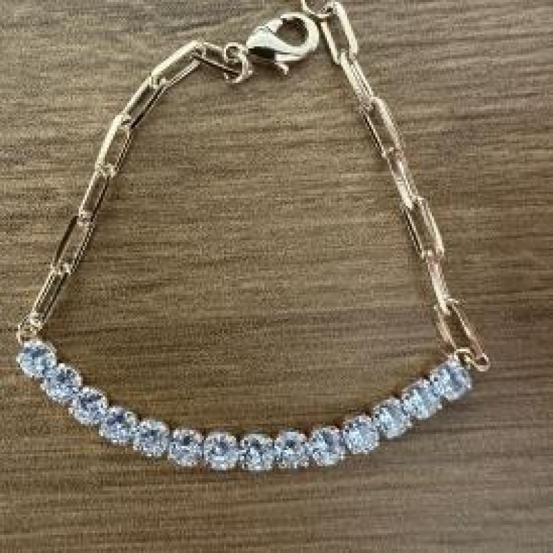 PULSEIRA RIVIERA 4MM C/CARTIER