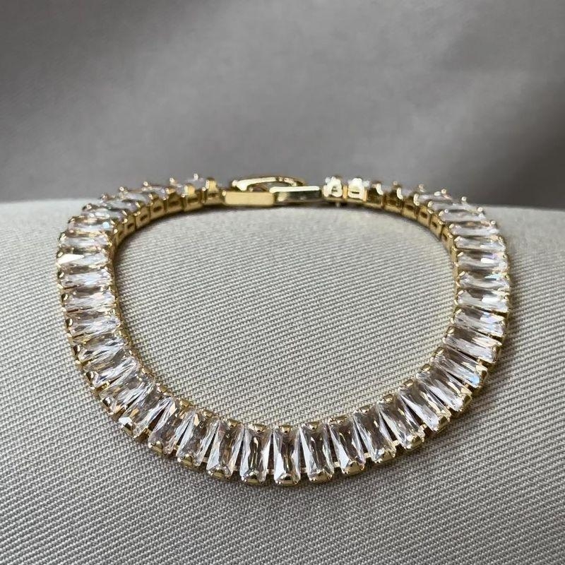 PULSEIRA RIVIERA BAGUETE FECHO JOIA