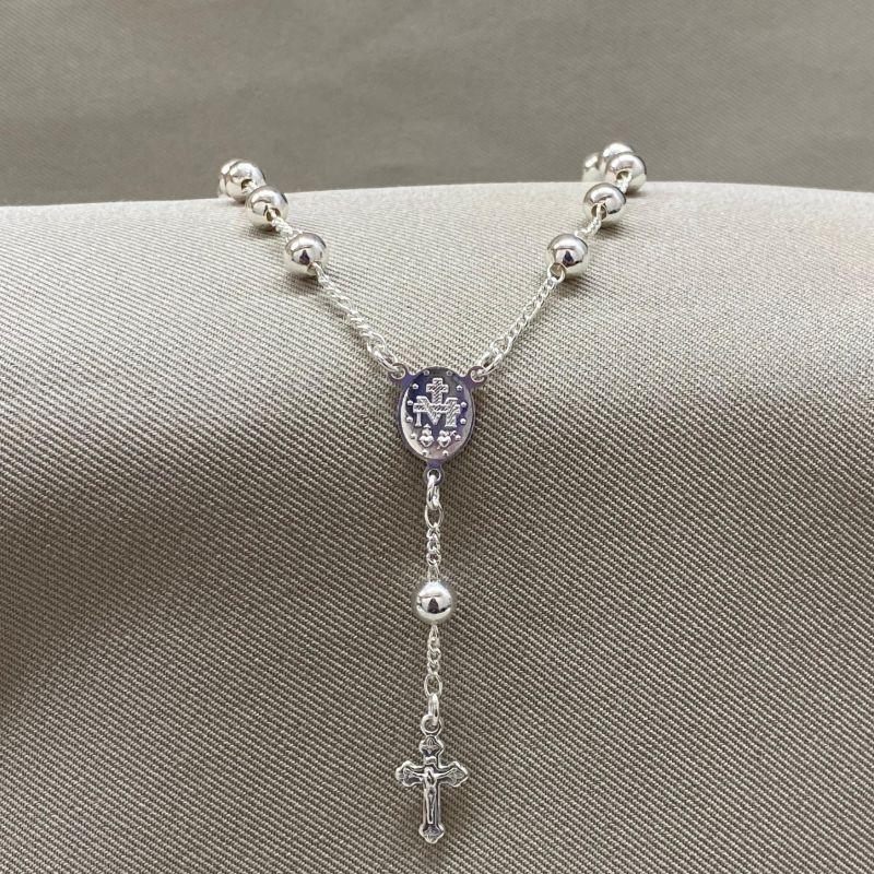 PULSEIRA TERÇO COM BOLINHA 5MM