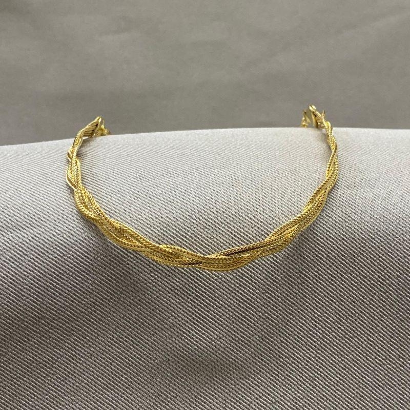 PULSEIRA TRANÇADA SALAMANDRA FINA