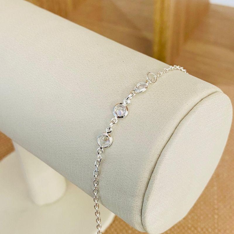 PULSEIRA ZIRCONIAS ELO CADEADINHO