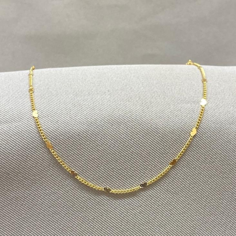 TORNOZELEIRA GROUMET MINI CORAÇÕEZINHOS