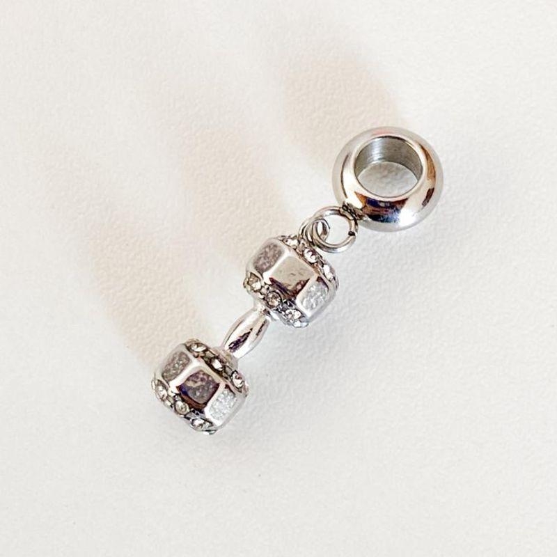 BERLOQUE PENDURICALHO HALTER COM ZIRCONIAS STEEL