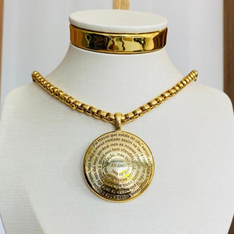 COLAR COM PINGENTE PAI NOSSO