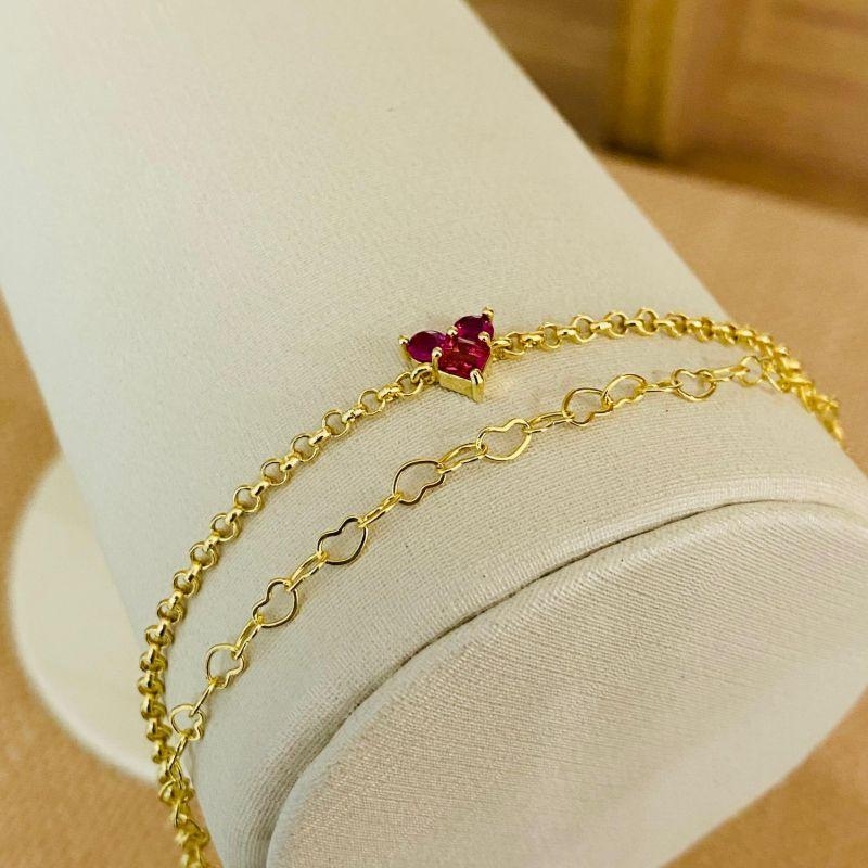 PULSEIRA DUPLA CORAÇÕES