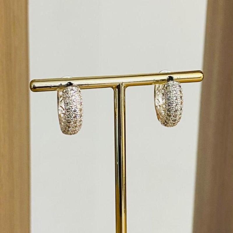 BRINCO ARGOLA CRAVEJADA