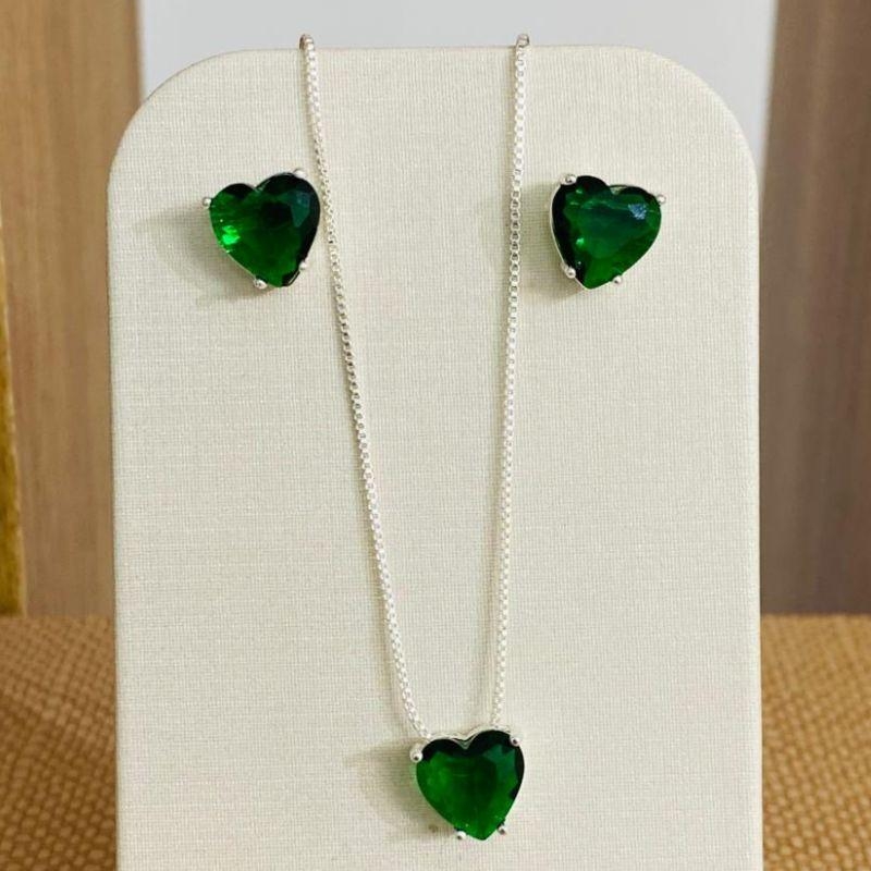 CONJUNTO CORAÇÃO VERDE