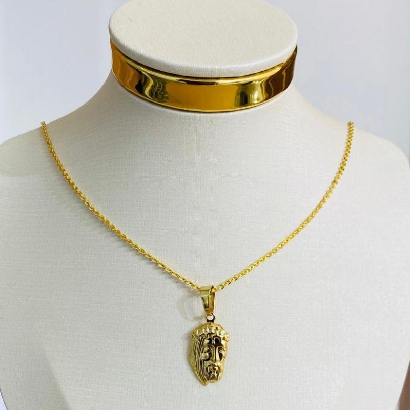 CORRENTE MASCULINA FACE DE JESUS