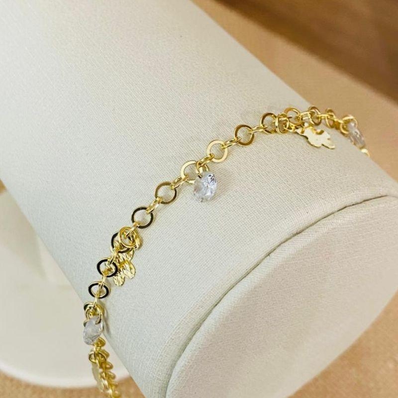 PULSEIRA ELOS COM FLORZINHAS