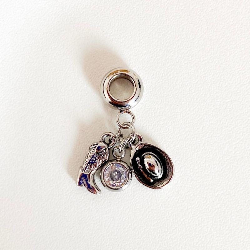 BERLOQUE TRIPLO ( BOTA/ CHAPÉU/ ZIRCONIA )