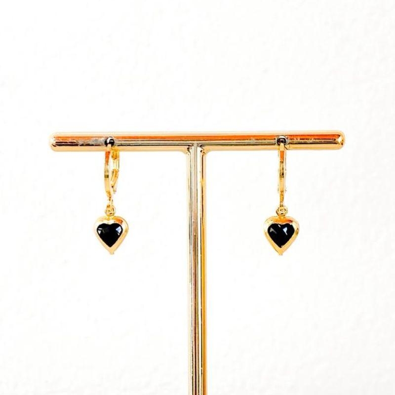 BRINCO ARTICULÁVEL CORAÇÃO PRETO