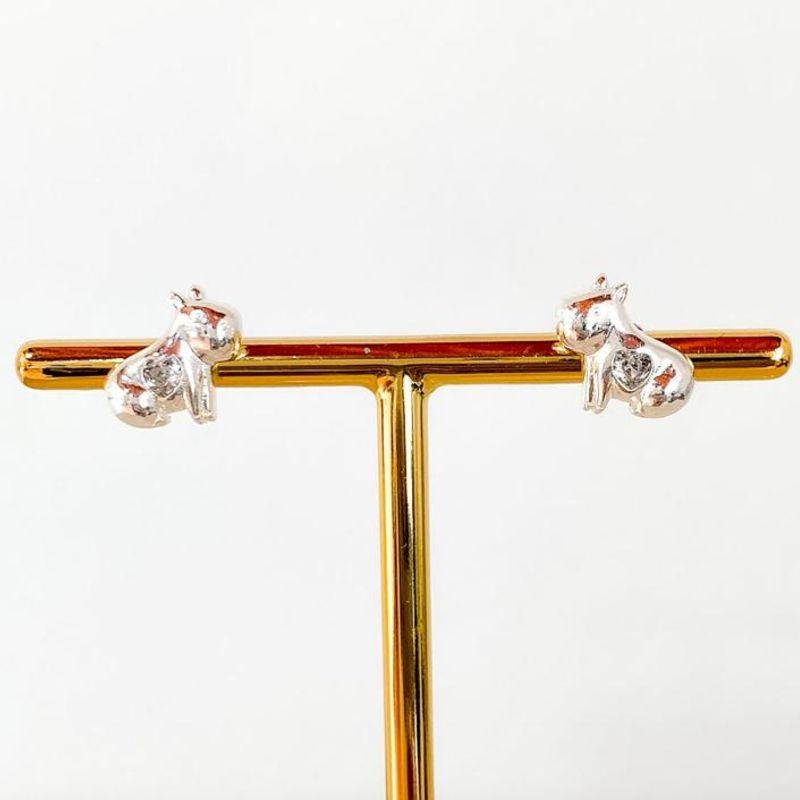 BRINCO CAPIVARA COM ZIRCONIA